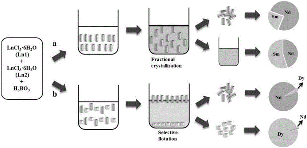 Method for separating lanthanide series elements