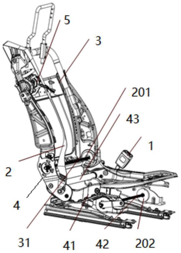 Vehicle passenger restraint device