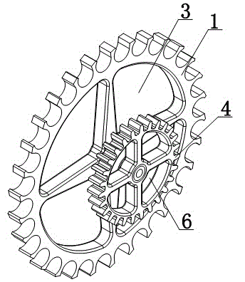 Double-gear driving mechanism