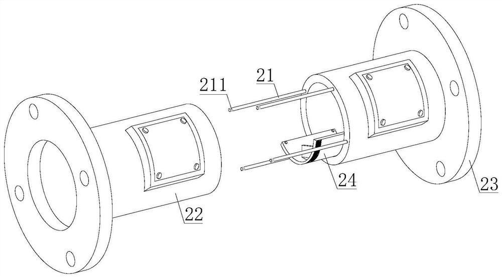 Wedge-shaped throttle valve structure capable of being mechanically sealed and used for oil field gas injection and oil extraction wellhead