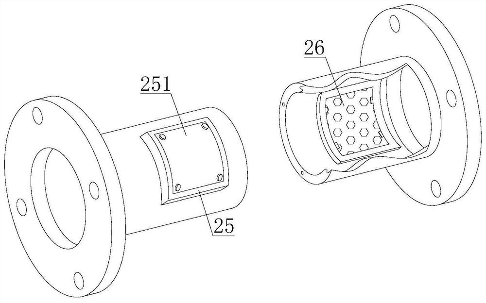 Wedge-shaped throttle valve structure capable of being mechanically sealed and used for oil field gas injection and oil extraction wellhead