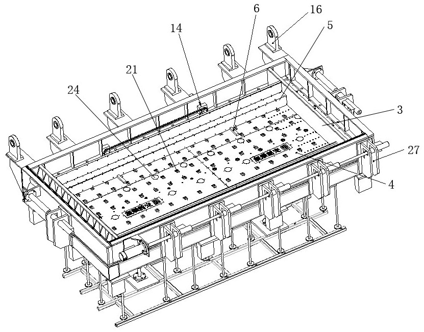 Foam plastic device for manufacturing ultralow-energy-consumption building heat preservation plate