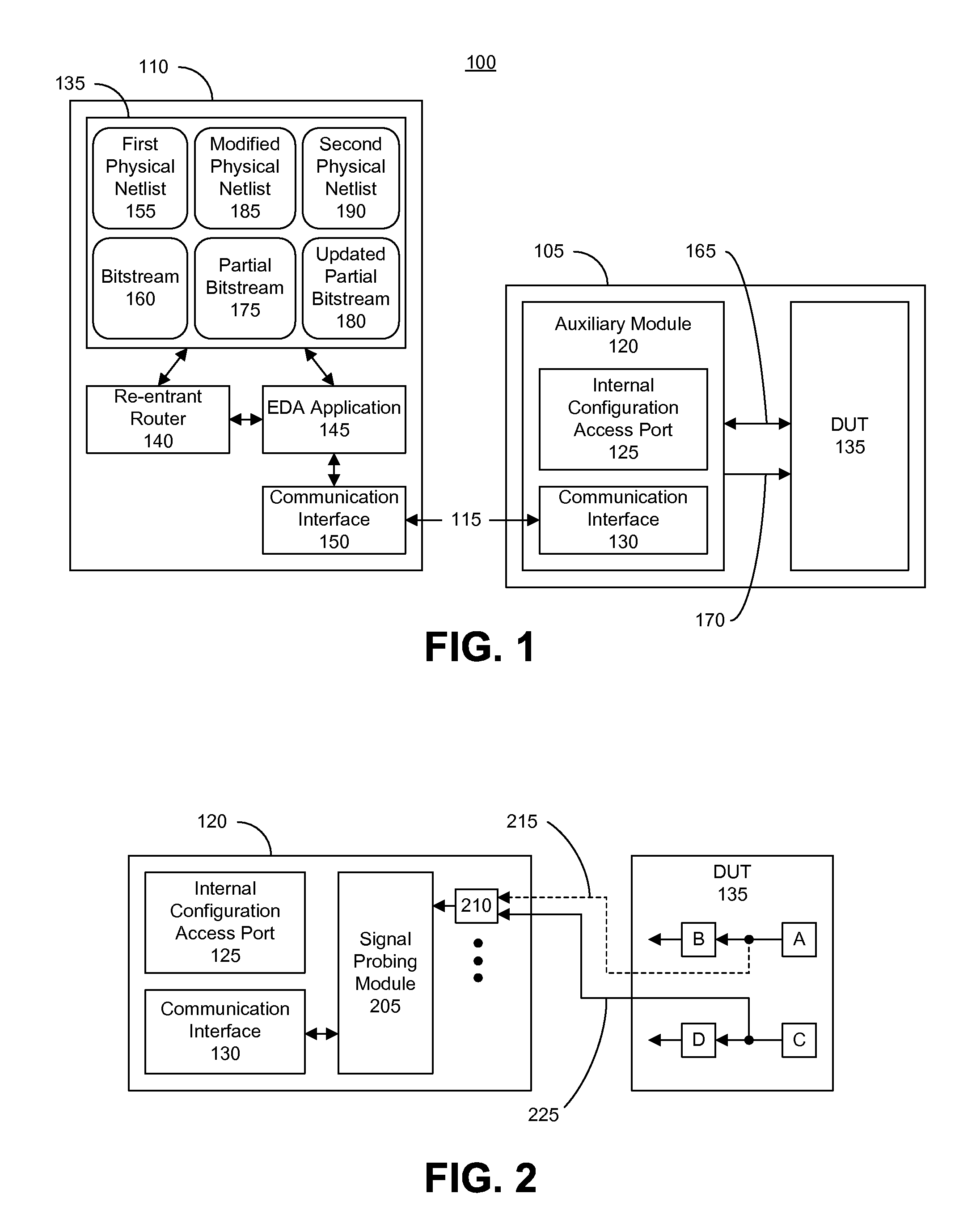 Rapid rerouting based runtime reconfigurable signal probing