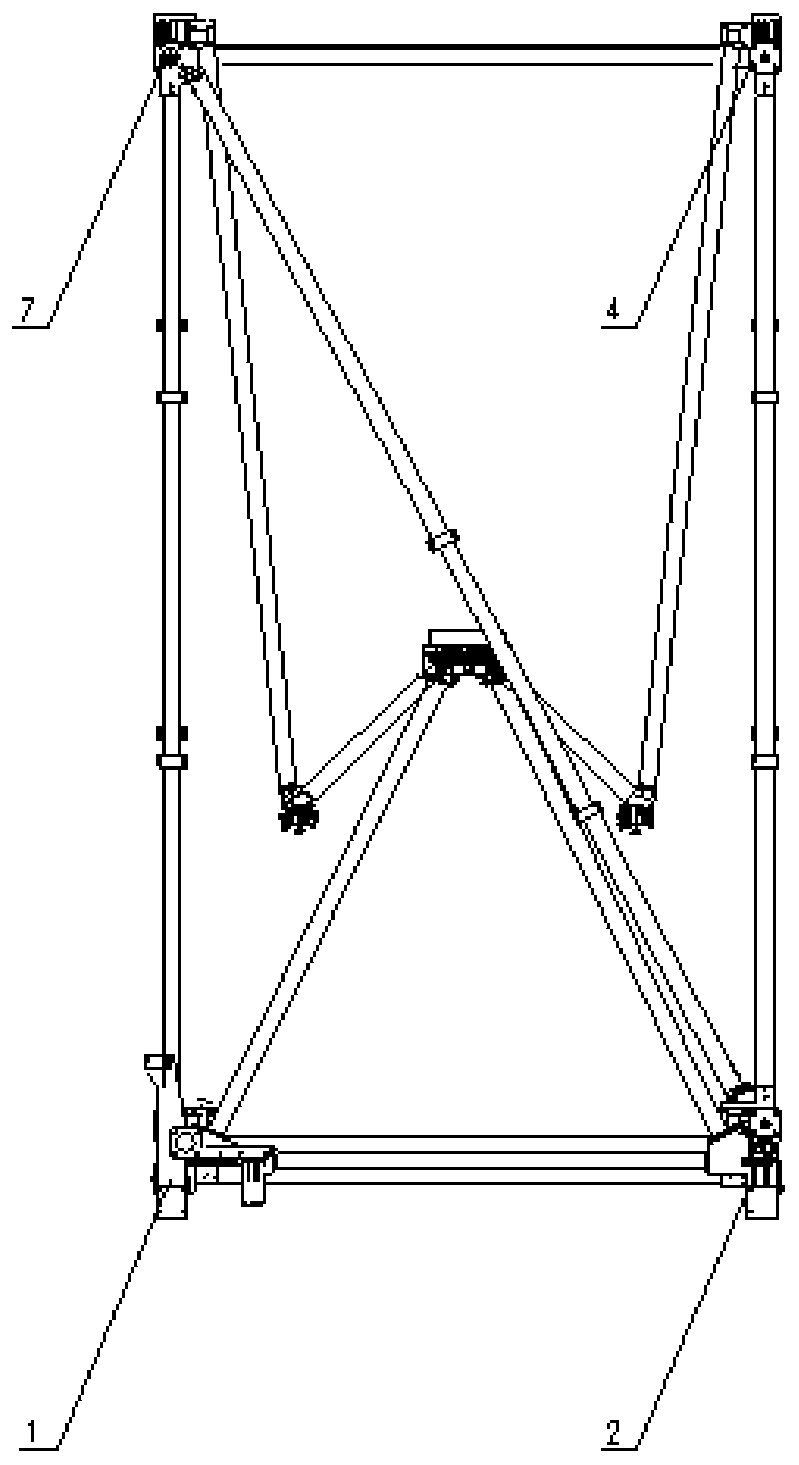 A thermally decoupled deployable truss system suitable for space panel antennas