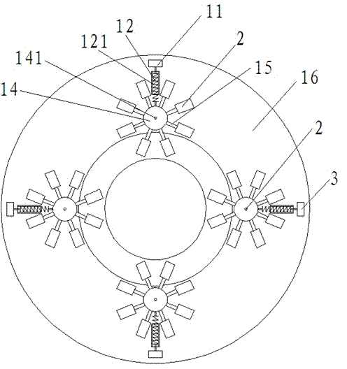 Carbon brush component and carbon brush assembly with same