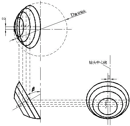 Composite bit formed by rotary cut bit and roller bit