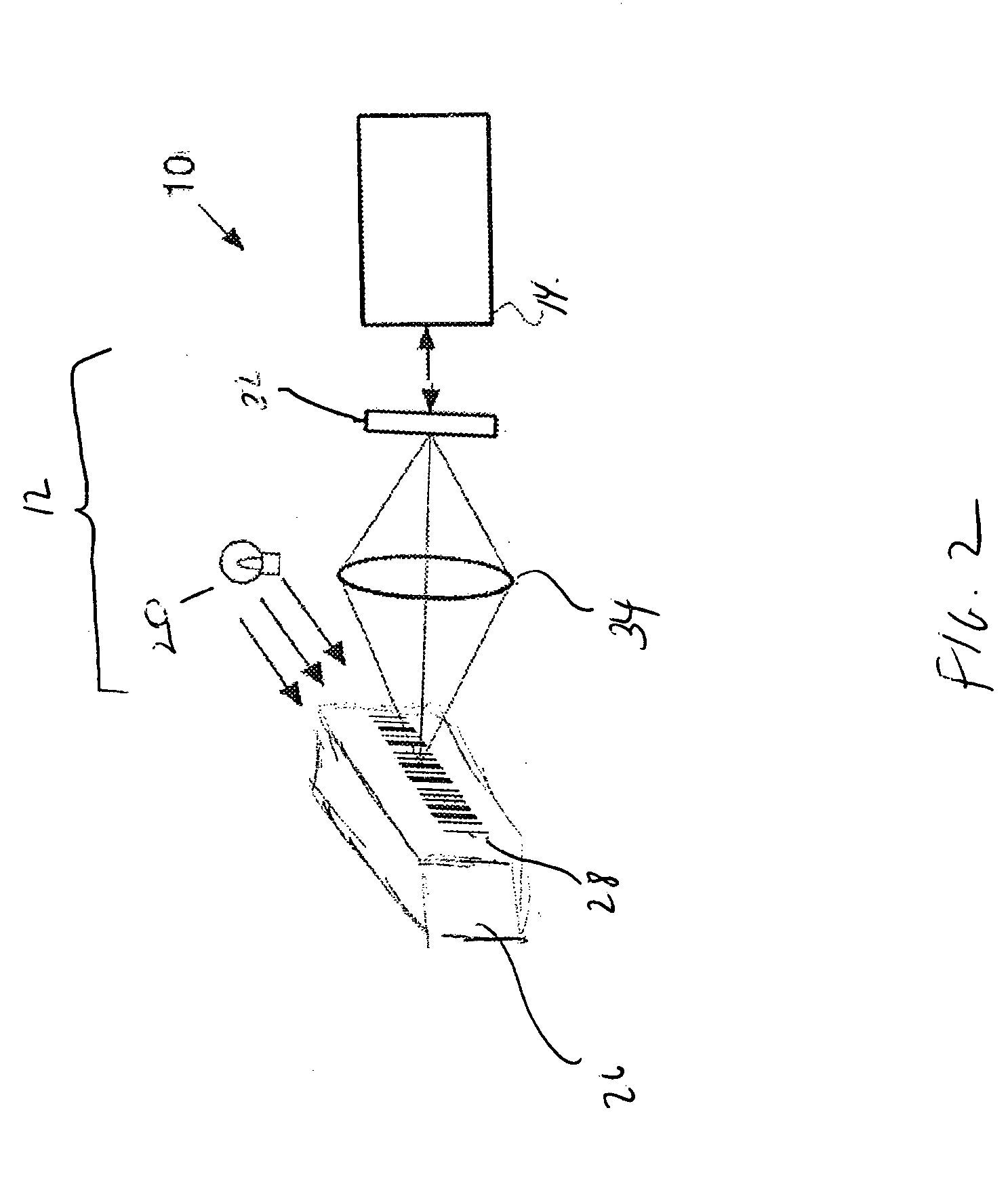Trigger system for data reading device