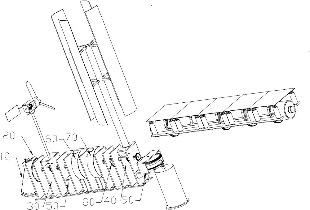 An integrated new power generating set