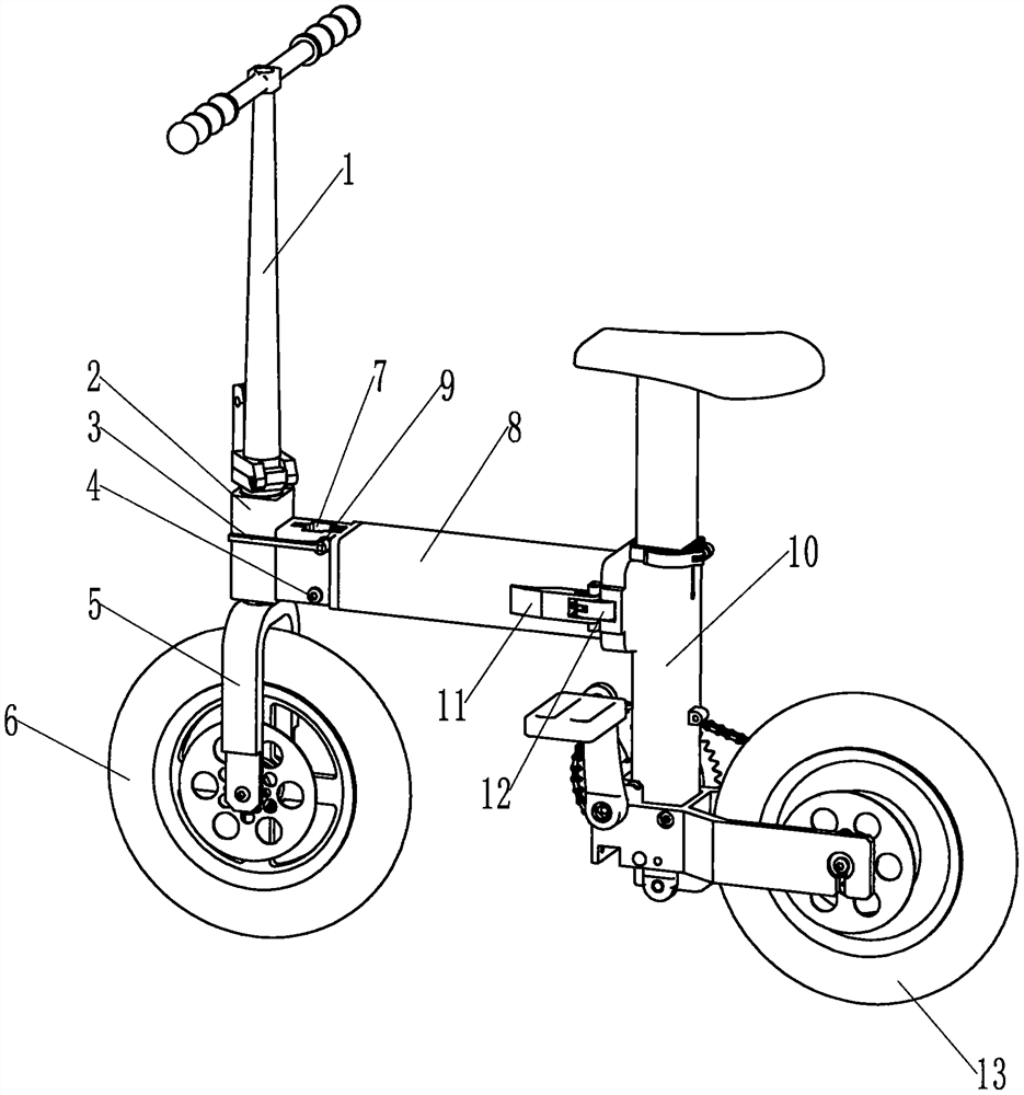 Folding bicycle