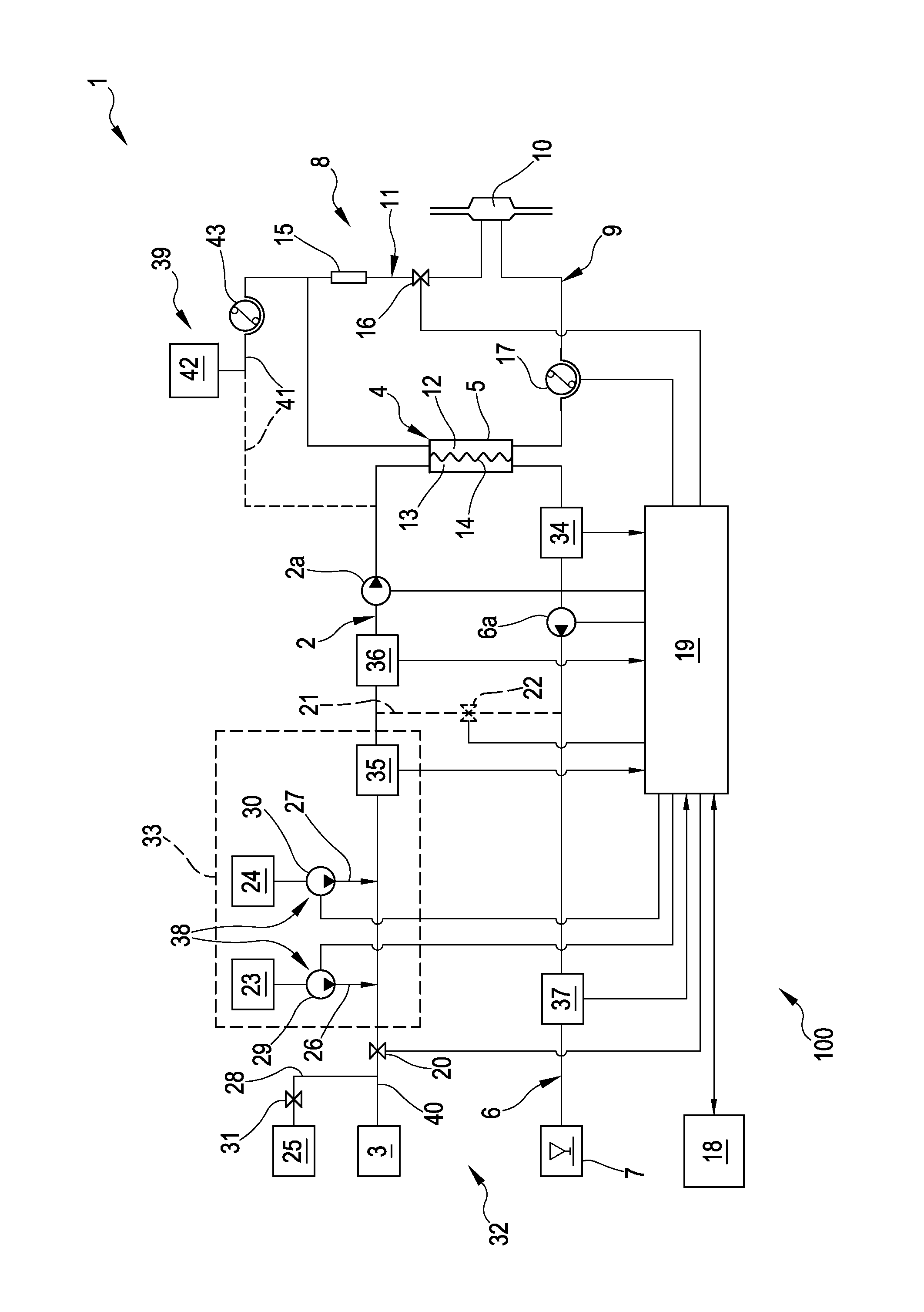 Dialysis apparatus and method for controlling a dialysis apparatus