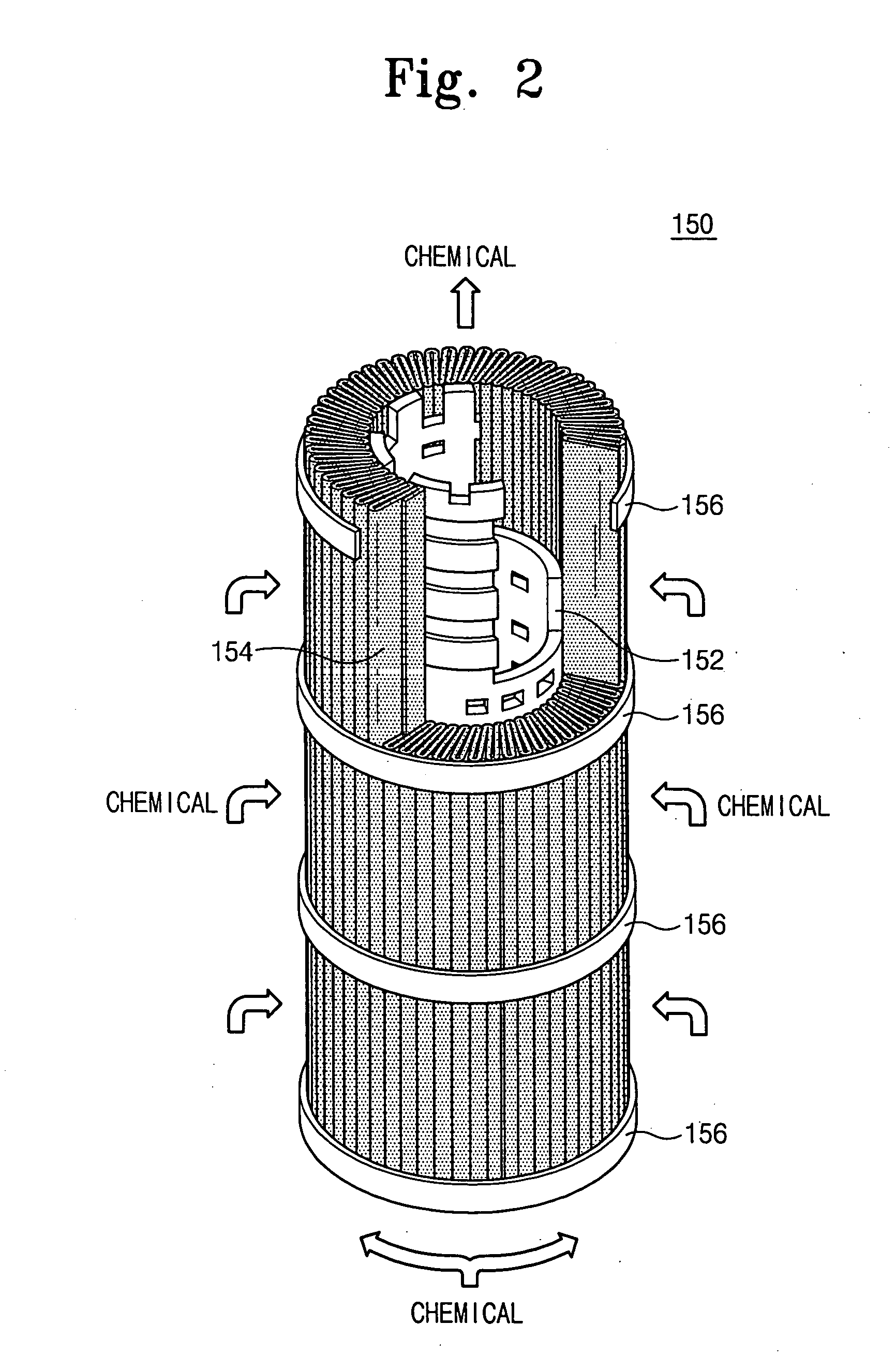 Chemical filter unit