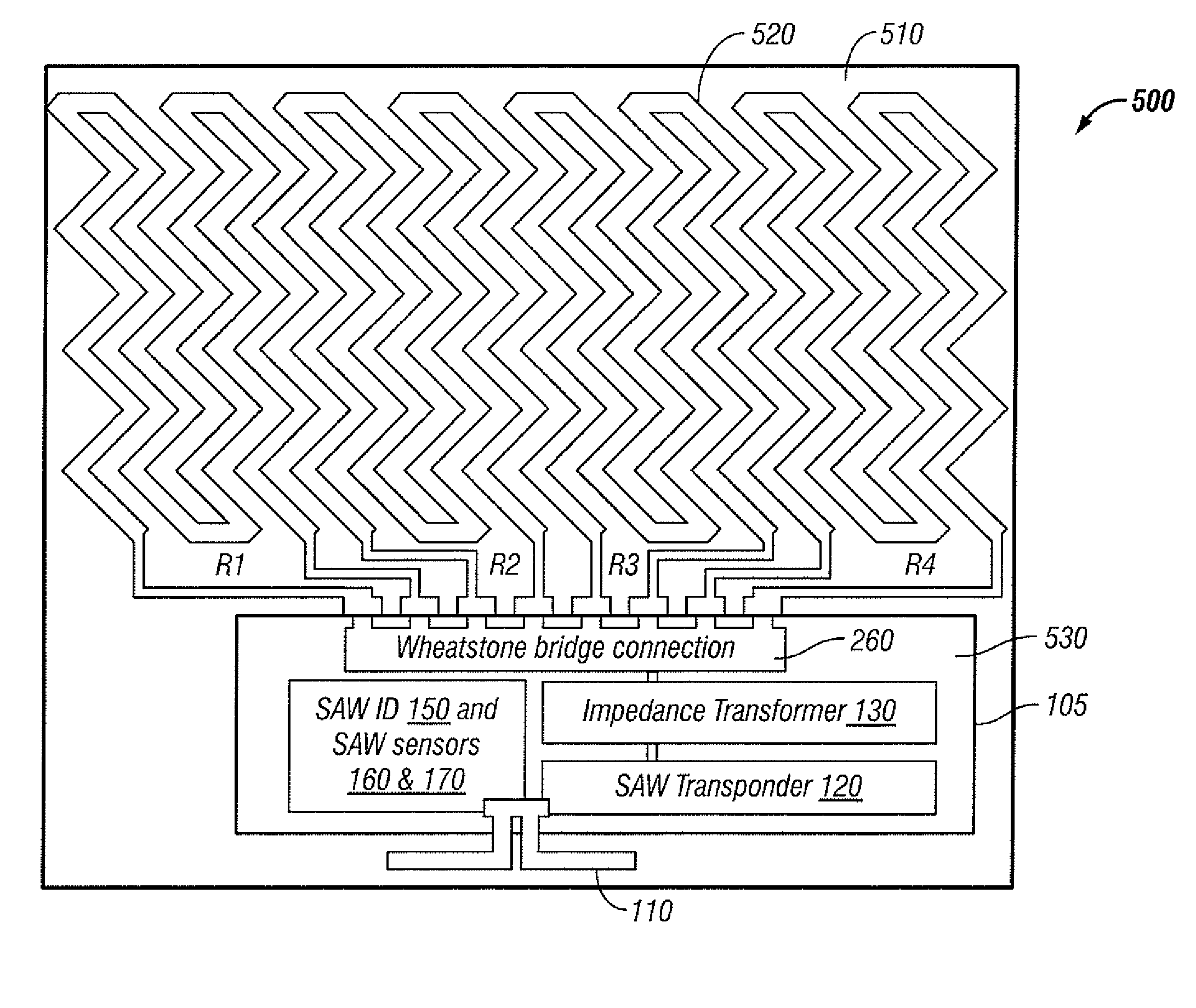 Intelligent packaging method and system based on acoustic wave devices