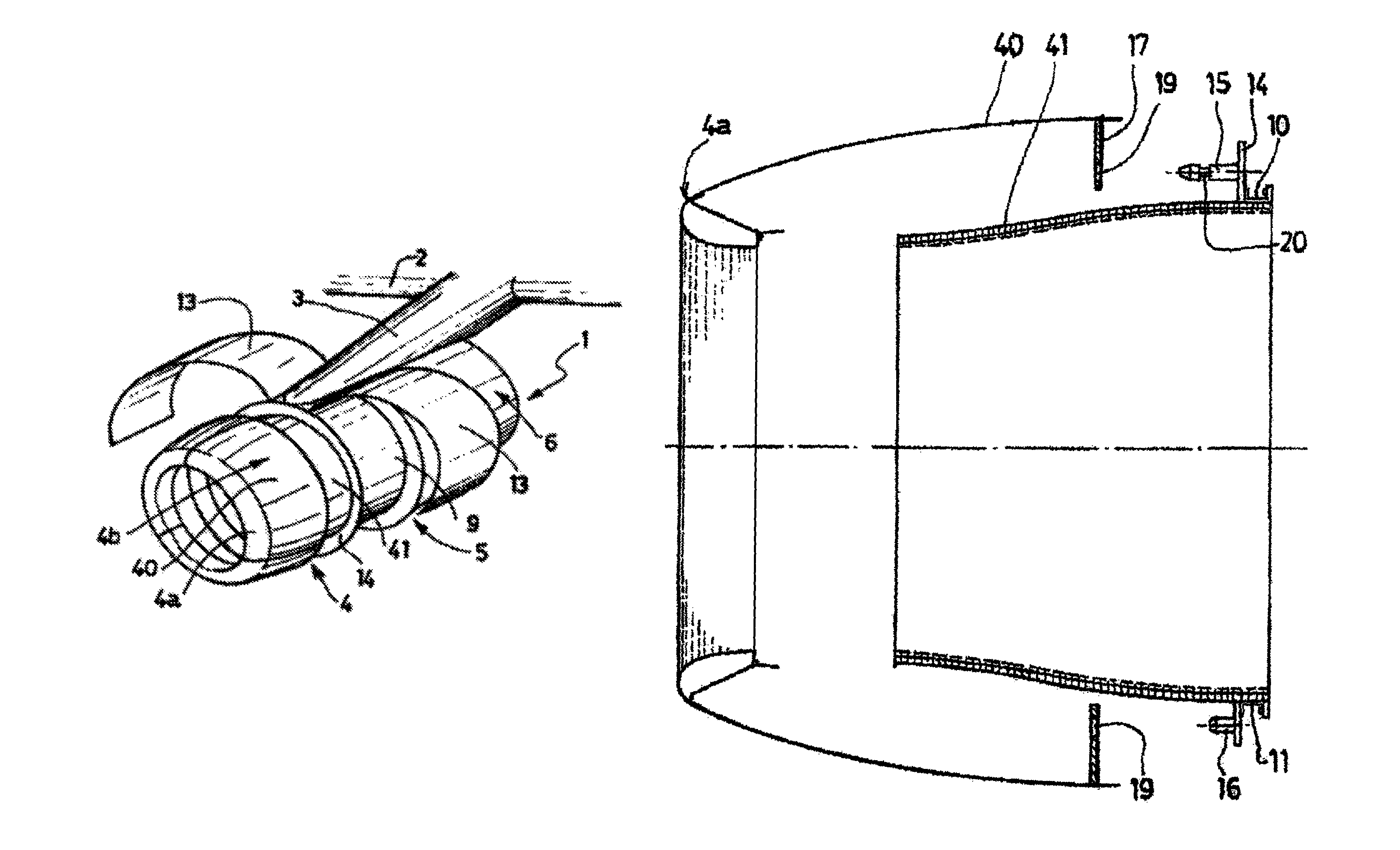 Removable air intake structure for a turbofan engine nacelle