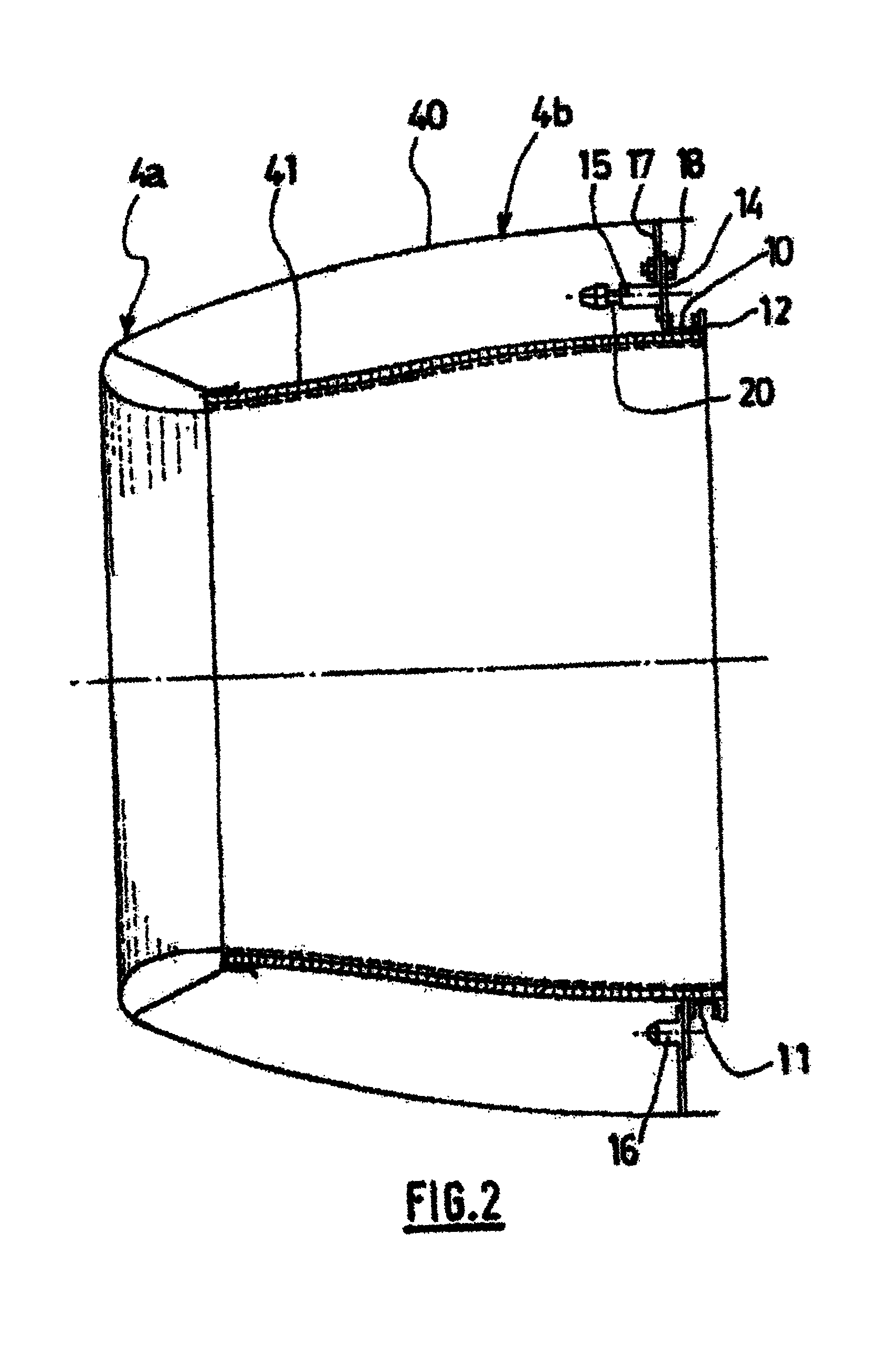 Removable air intake structure for a turbofan engine nacelle