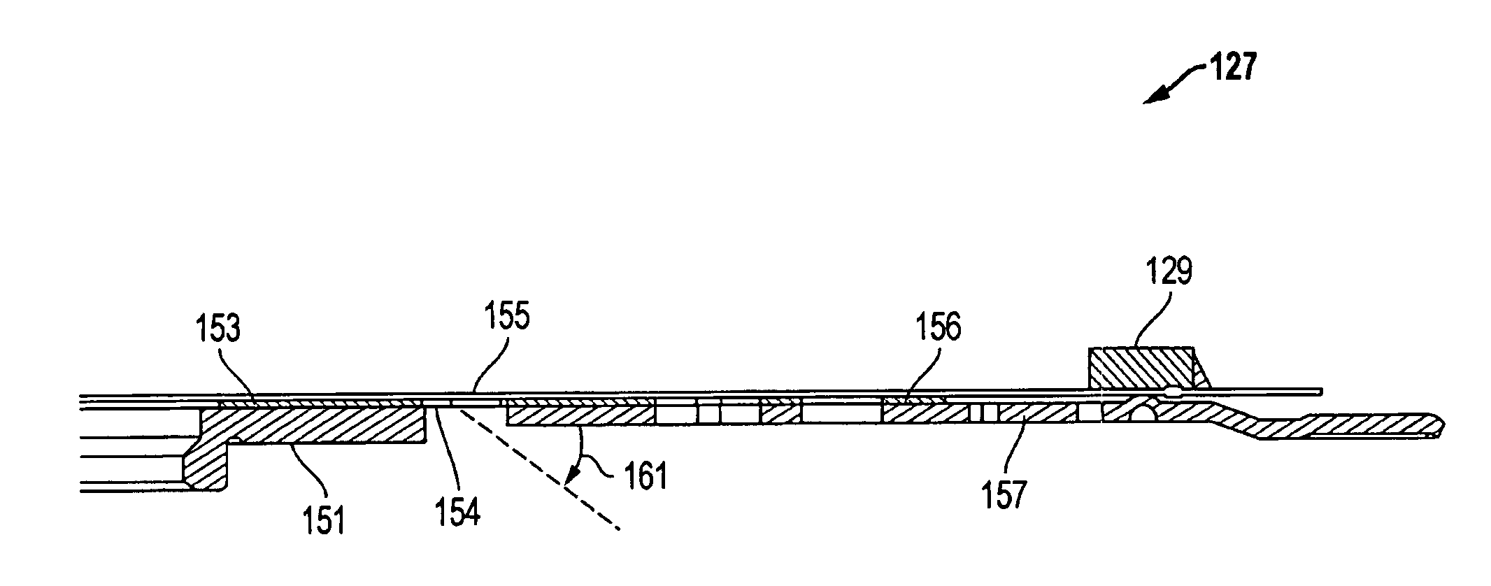 System, method, and apparatus for high performance, four-piece suspension with extended hinge plate