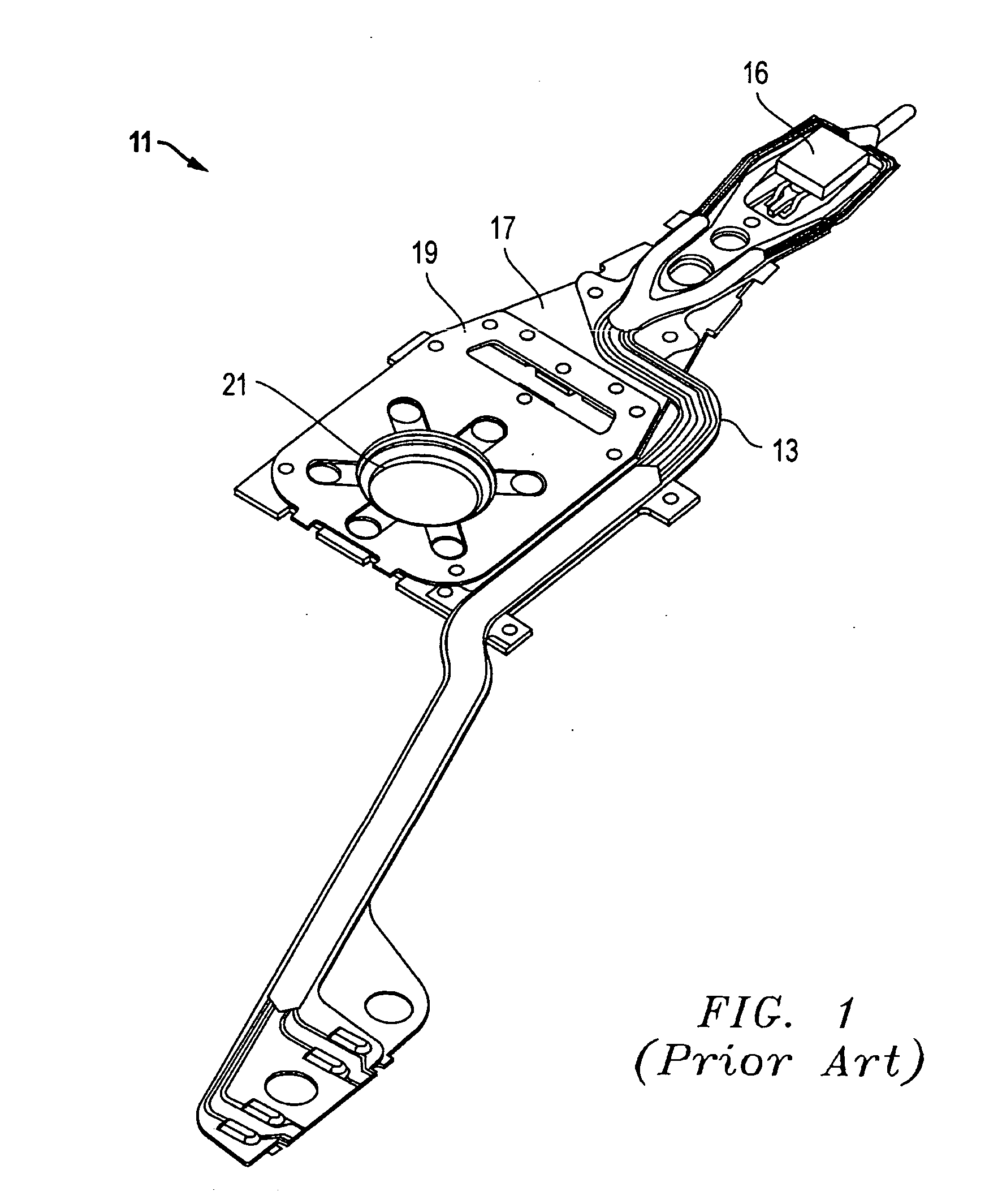 System, method, and apparatus for high performance, four-piece suspension with extended hinge plate