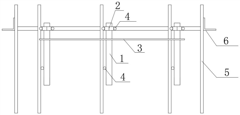 Fixing method of directly-buried foundation bolts