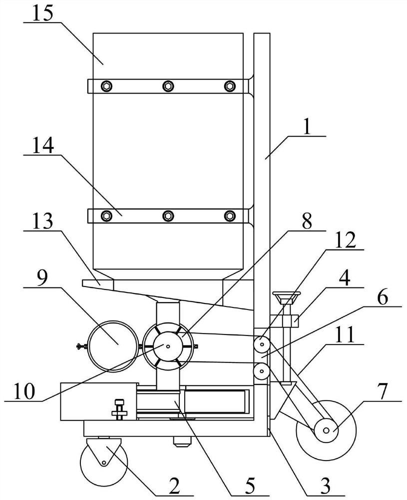 Multifunctional agricultural mechanical fertilizing device