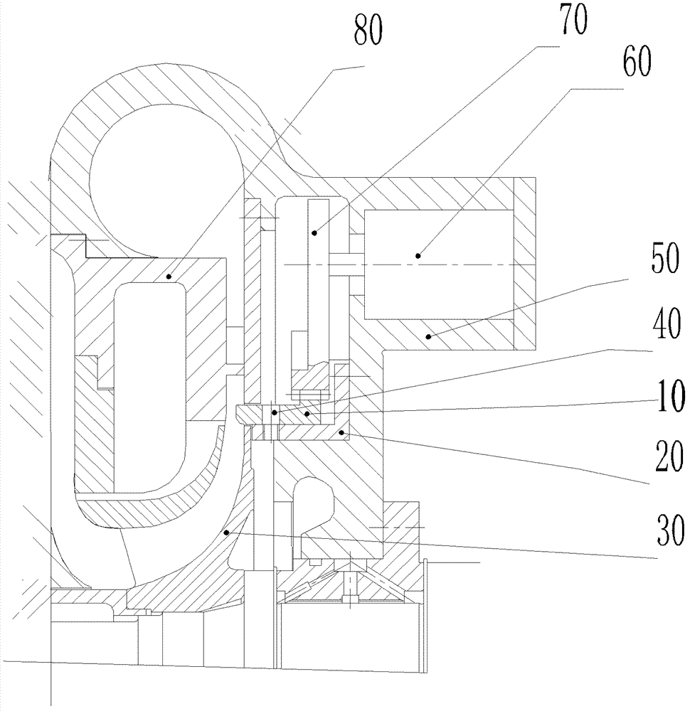 Adjustable diffuser structure and compressor using adjustable diffuser structure