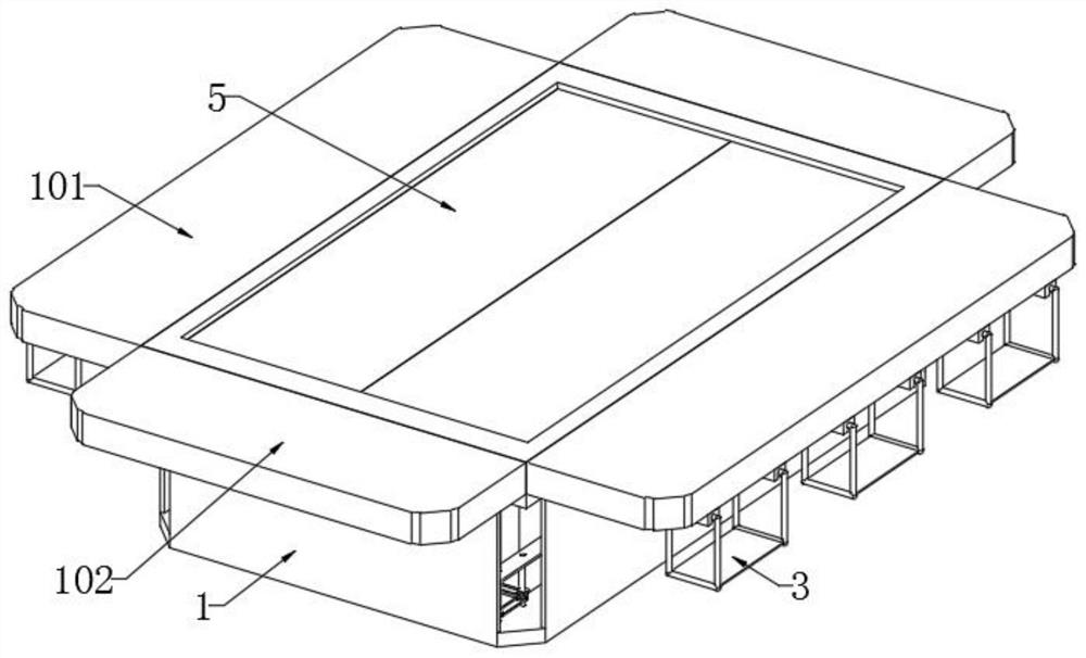 Energy-saving and environment-friendly sand table based on urban planning three-dimensional display