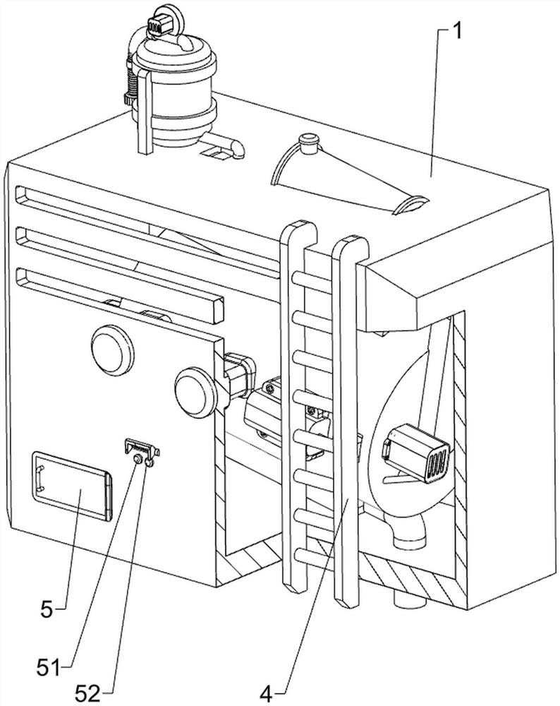 Industrial wastewater ammonia nitrogen treatment device for river pollution prevention