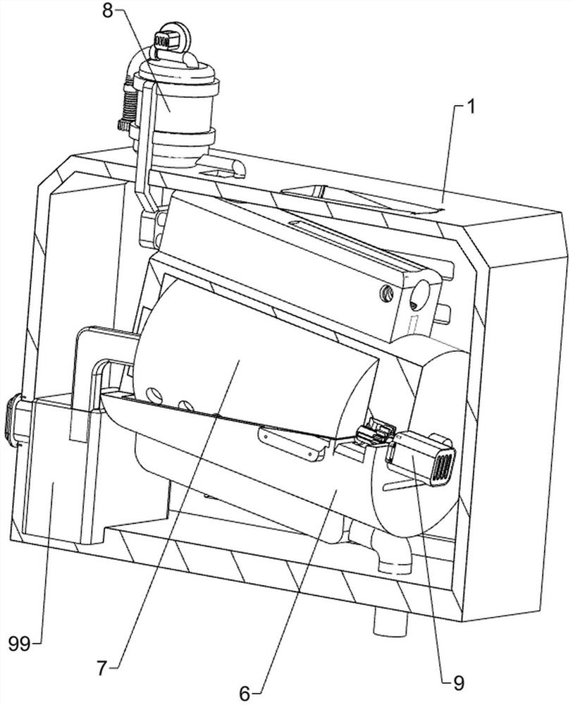 Industrial wastewater ammonia nitrogen treatment device for river pollution prevention