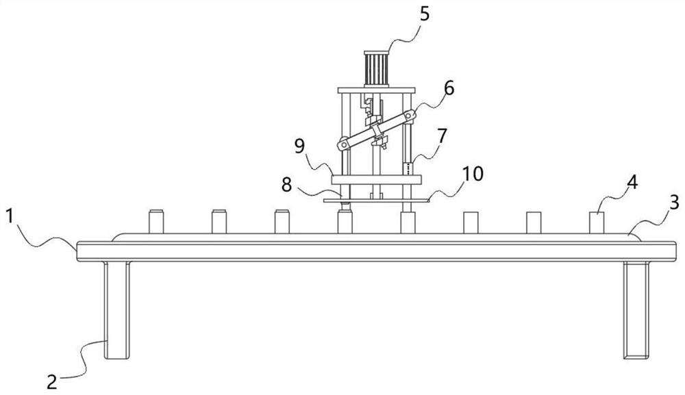 Lithium battery processing device and processing method thereof