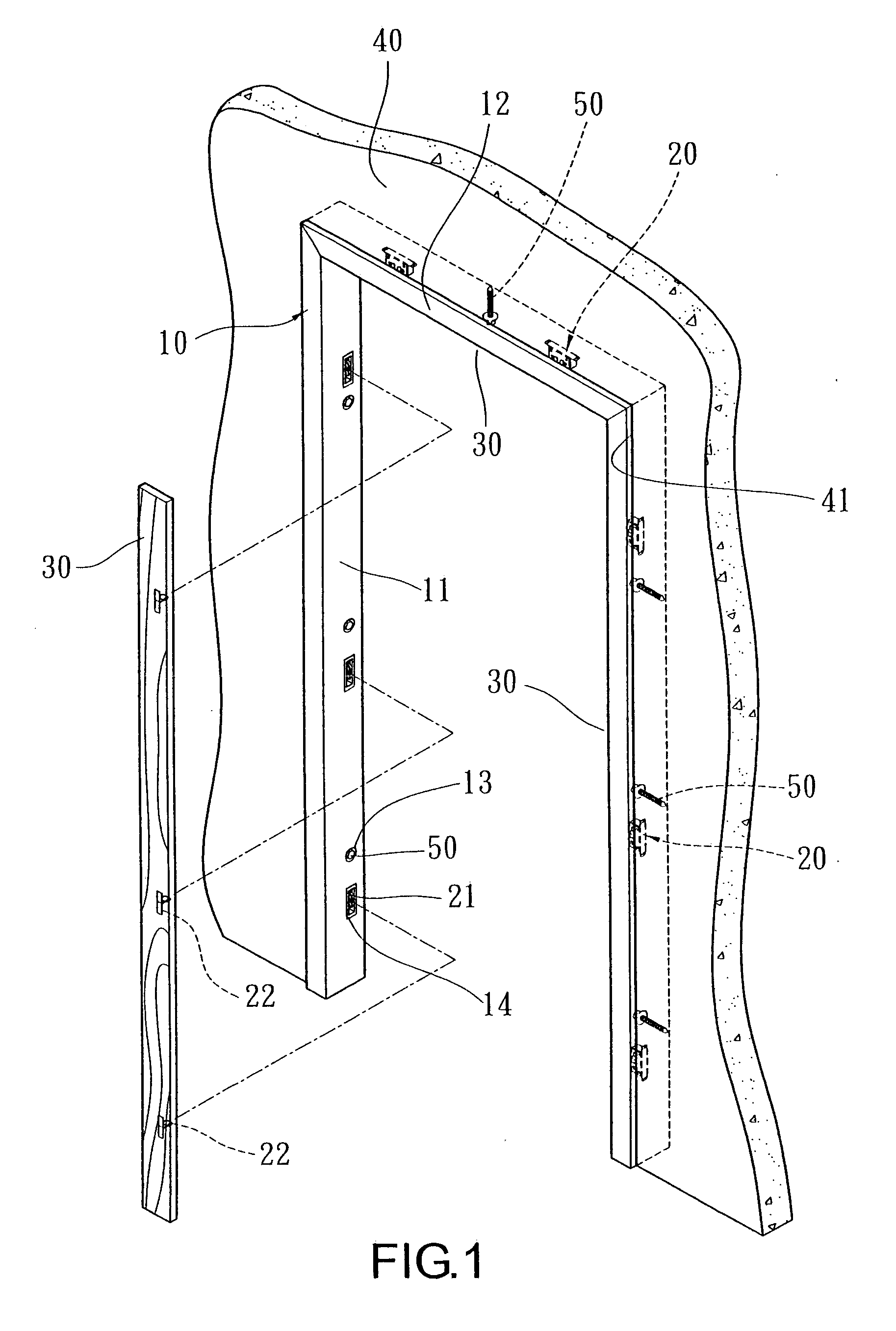Doorframe structure