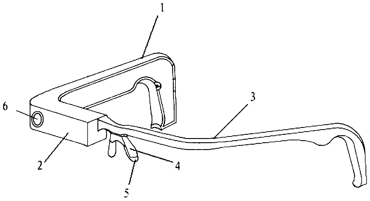 LCOS architecture-based face recognition AR glasses and face recognition method thereof