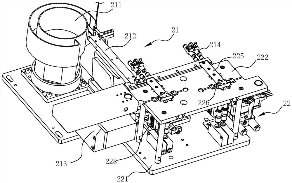 Automatic feeding device and insert feeding, pasting and cutting machine