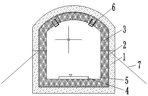 A construction method for shallow burial and underground excavation of power tunnels in pebble ground