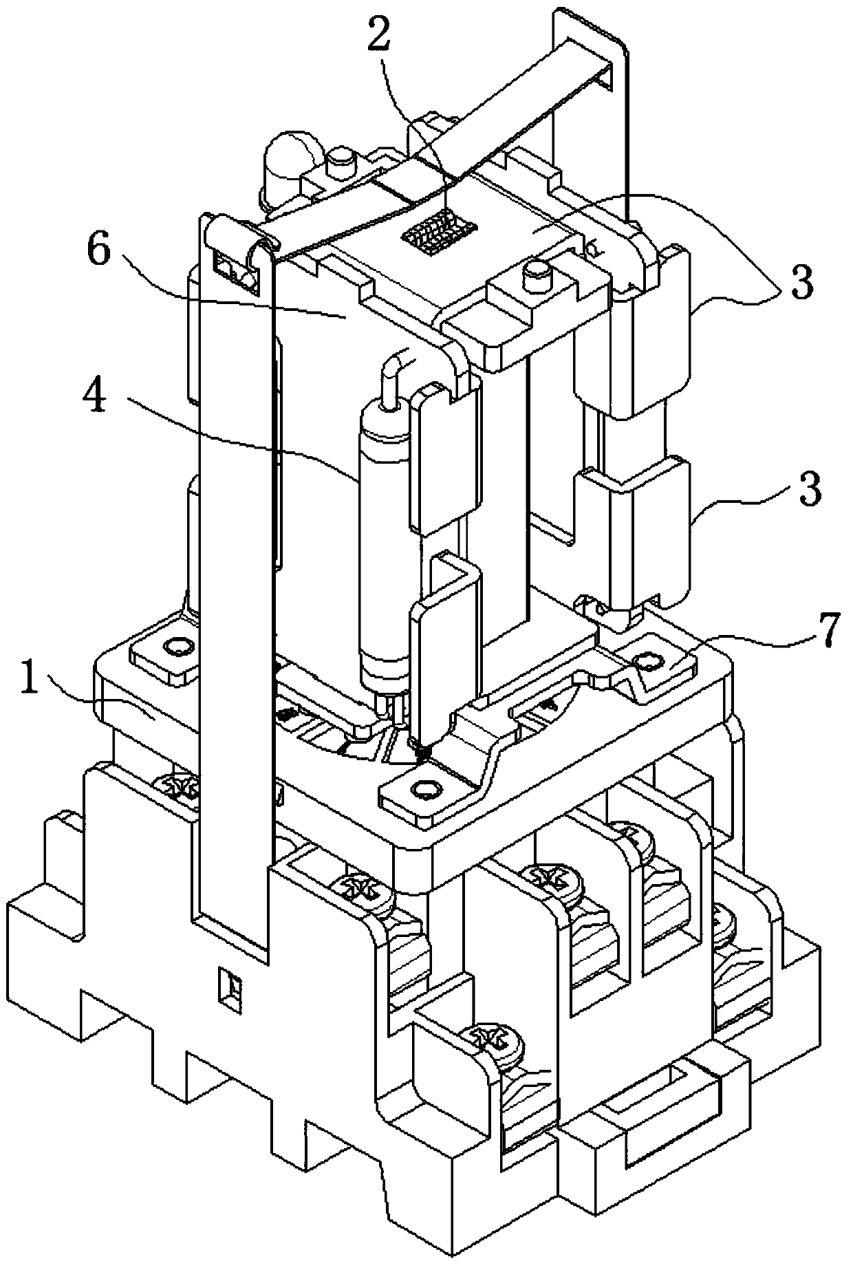 Reed switch relay with protective cover