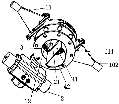 Bin top steering valve