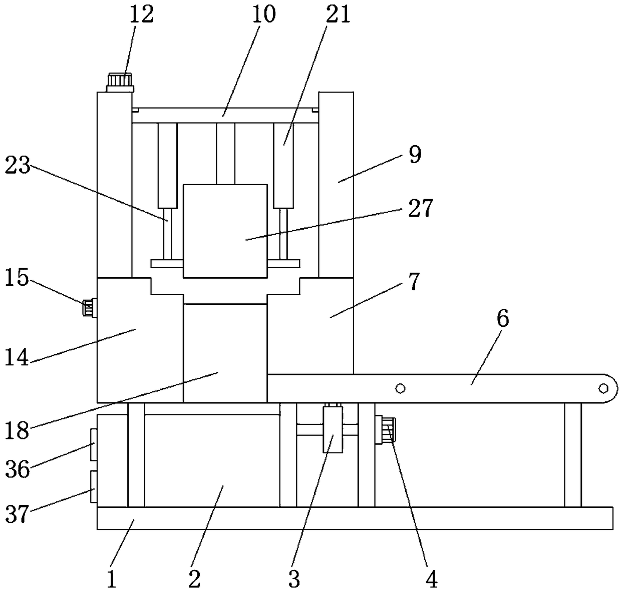 Slicing device with high safety performance and suitable for agricultural product and byproduct processing