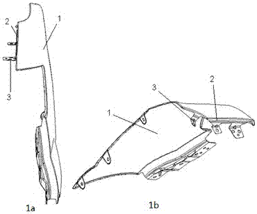 Stamping and drawing forming process of fender