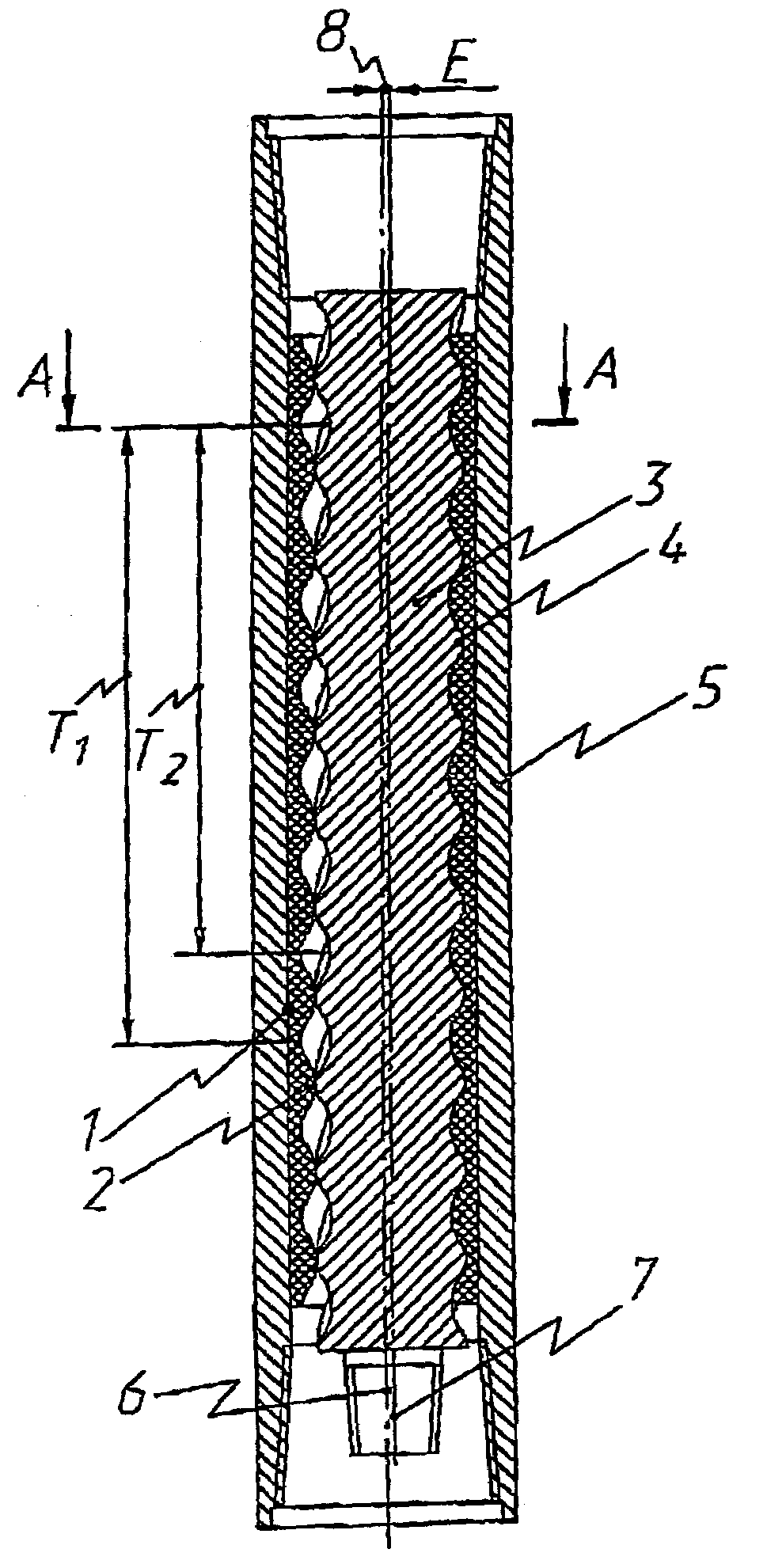Gerotor mechanism for a screw hydraulic machine