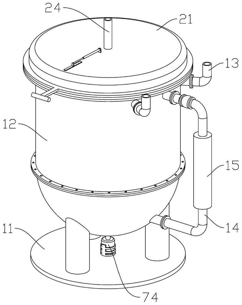 Mixing system and process for waterproof coating production