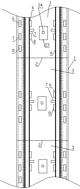 Cable tunnel temperature monitoring alarm system