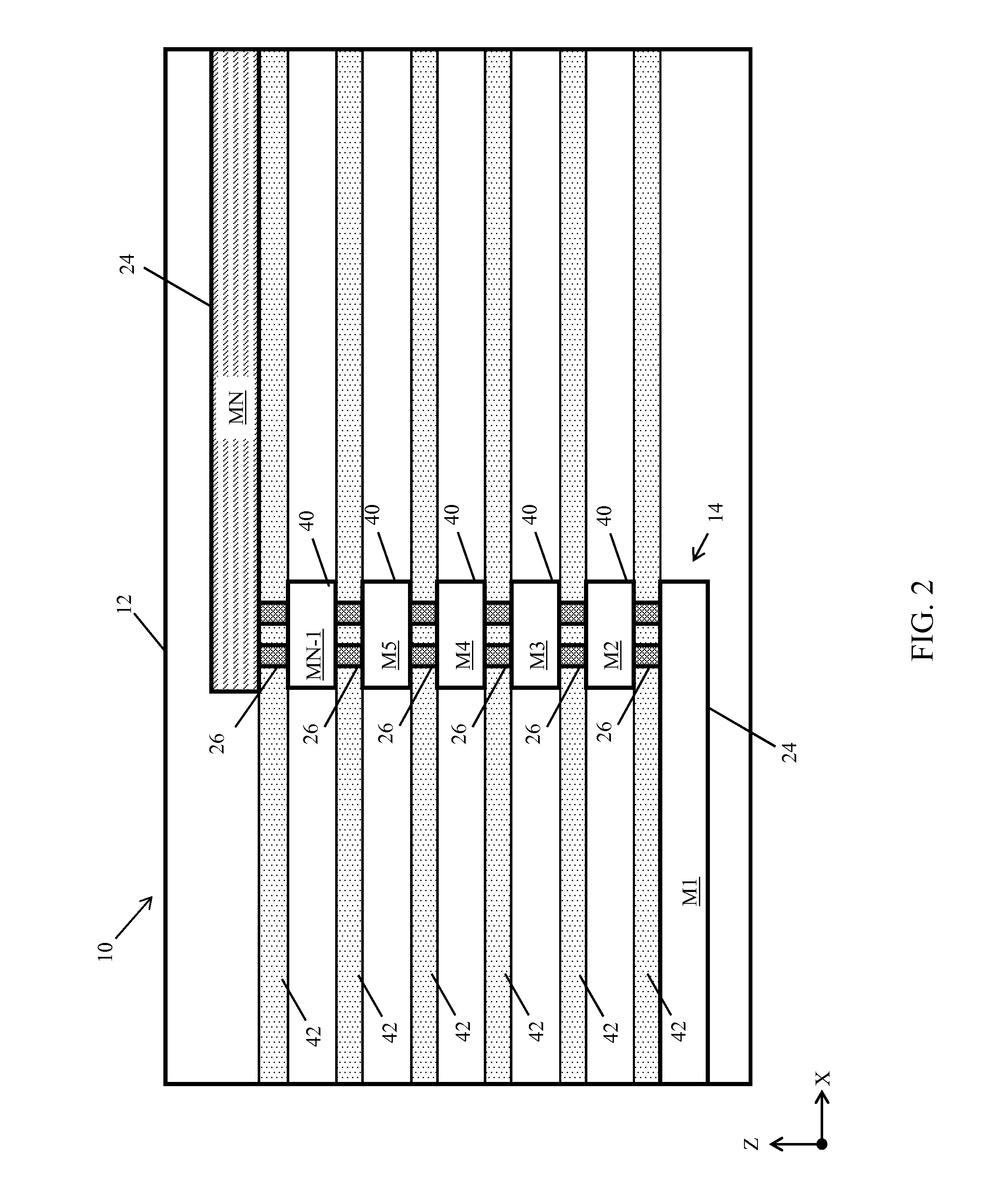 Integrated circuit (IC) test structure with monitor chain and test wires