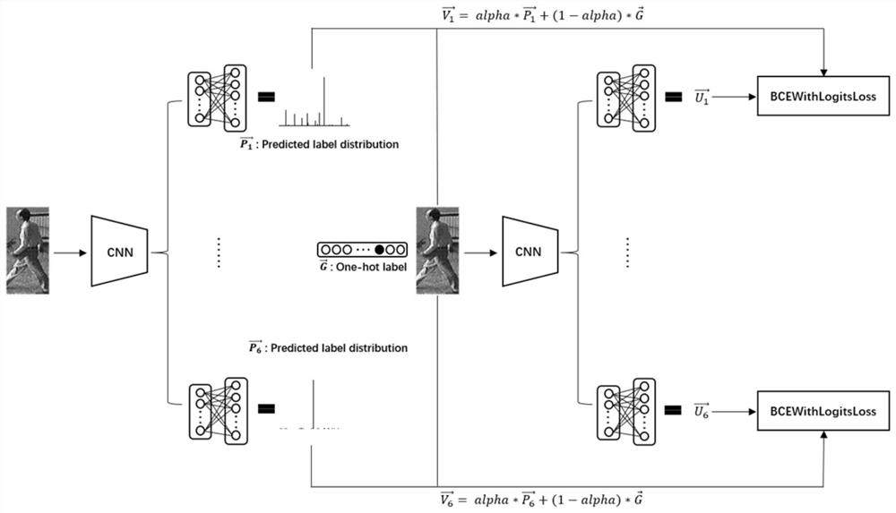 A Pedestrian Re-Identification Method Based on Label Uncertainty and Body Component Model