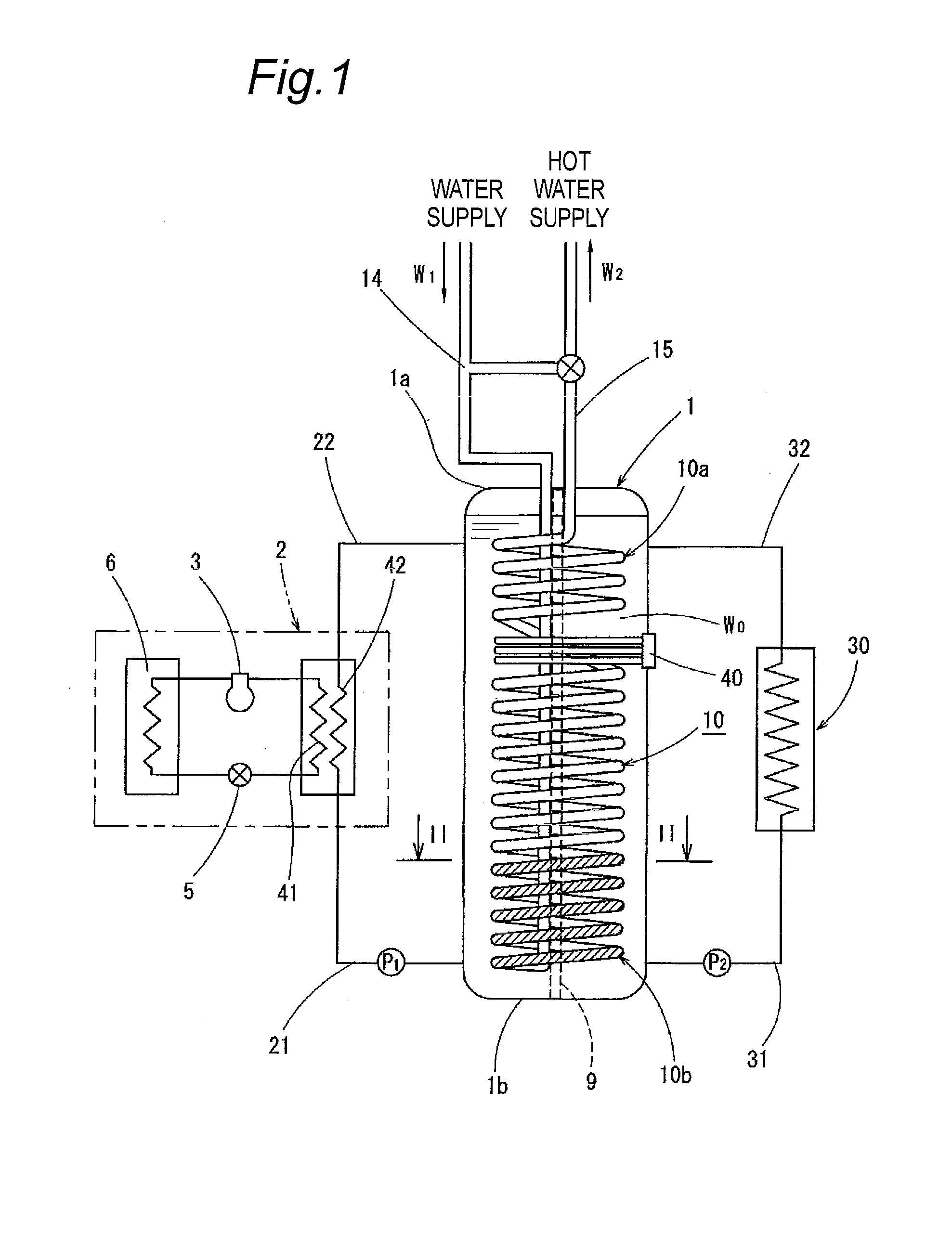 Heat pump type hot water supply apparatus and heating and hot water supply apparatus