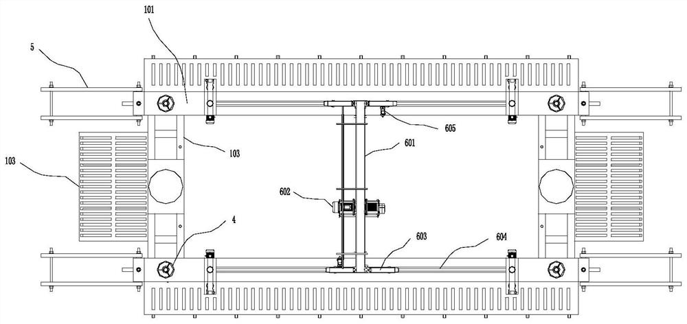 PC track beam evacuation passage construction operation vehicle