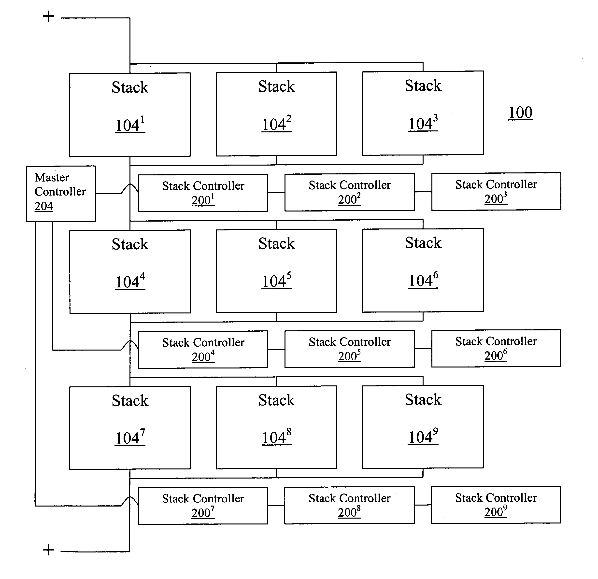 Systems and methods for selective cell and/or stack control in a flowing electrolyte battery