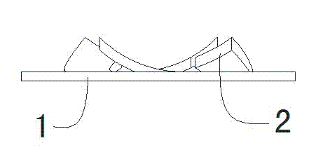 Elastic washer with elastic buffer points