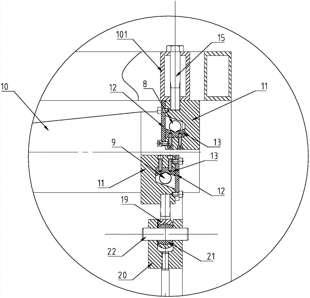 Loading device for corrosion test of steel-concrete bonded specimens under stress