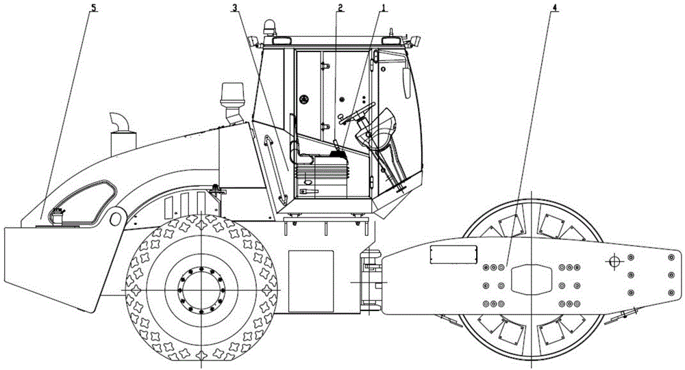 Jump vibration prevention control system and method of vibration road roller