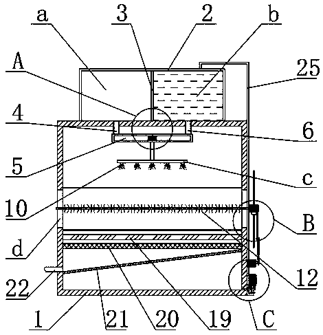 Ink recovery device for printing press