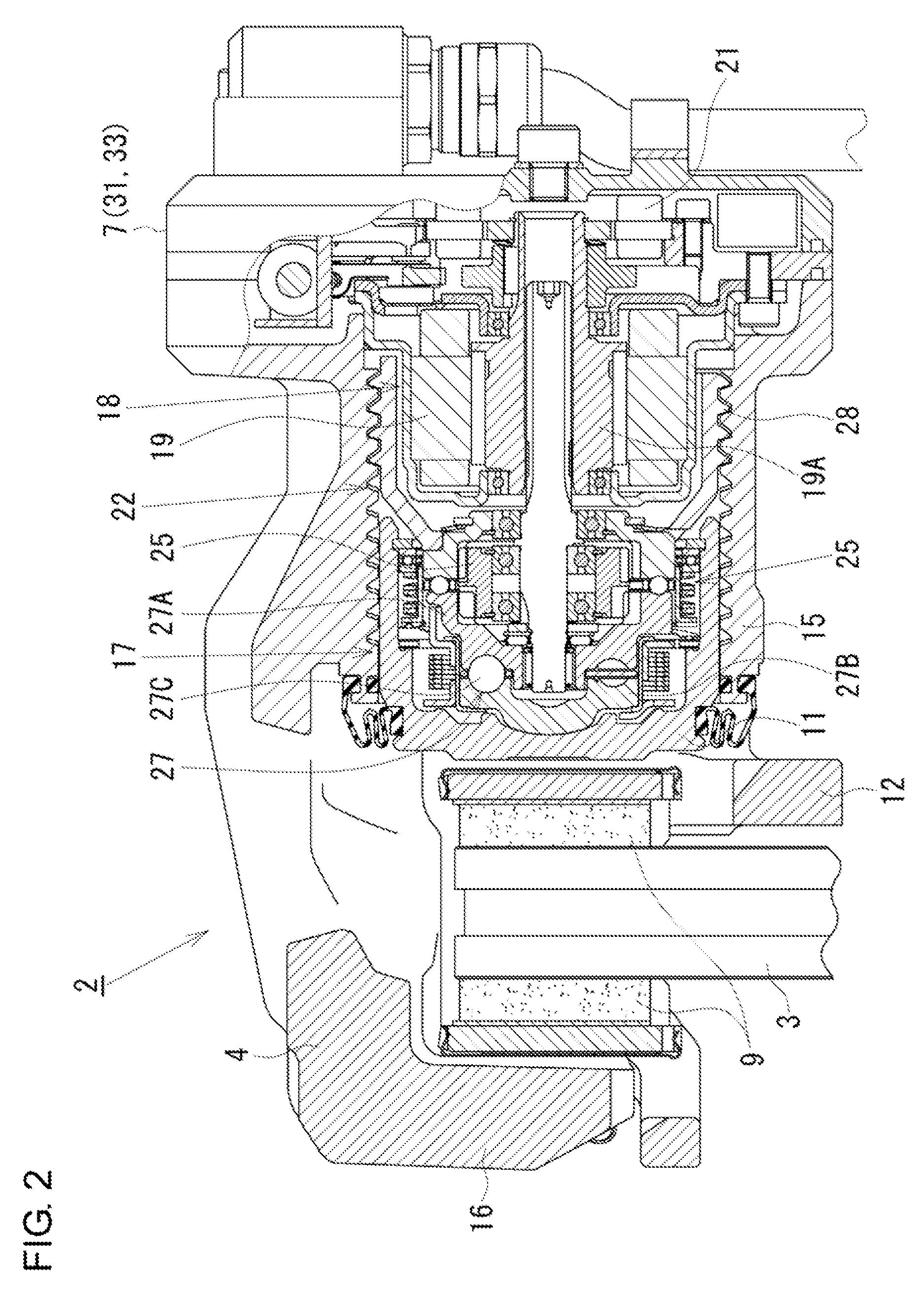 Electric brake apparatus