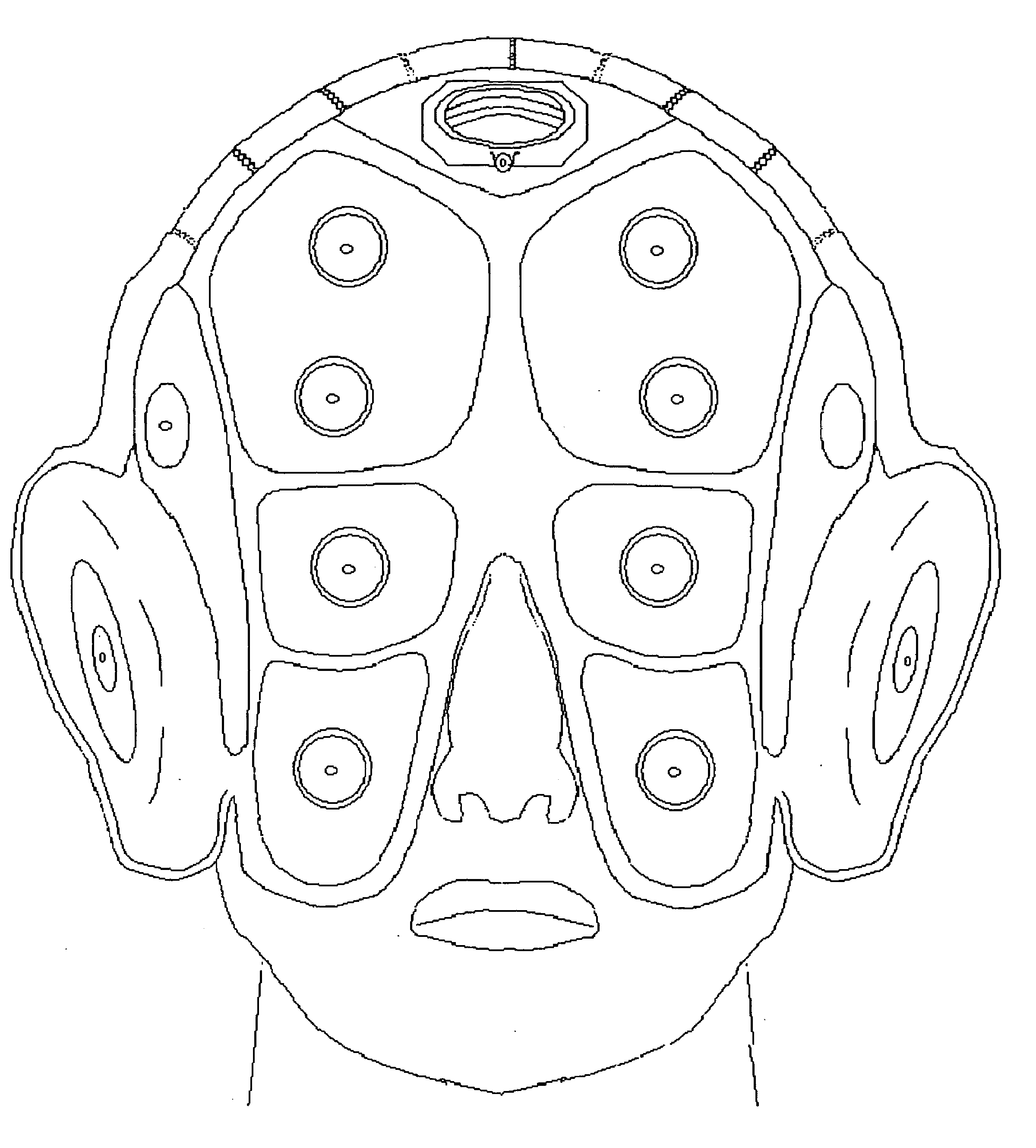 Blind Head Cooling Helmet