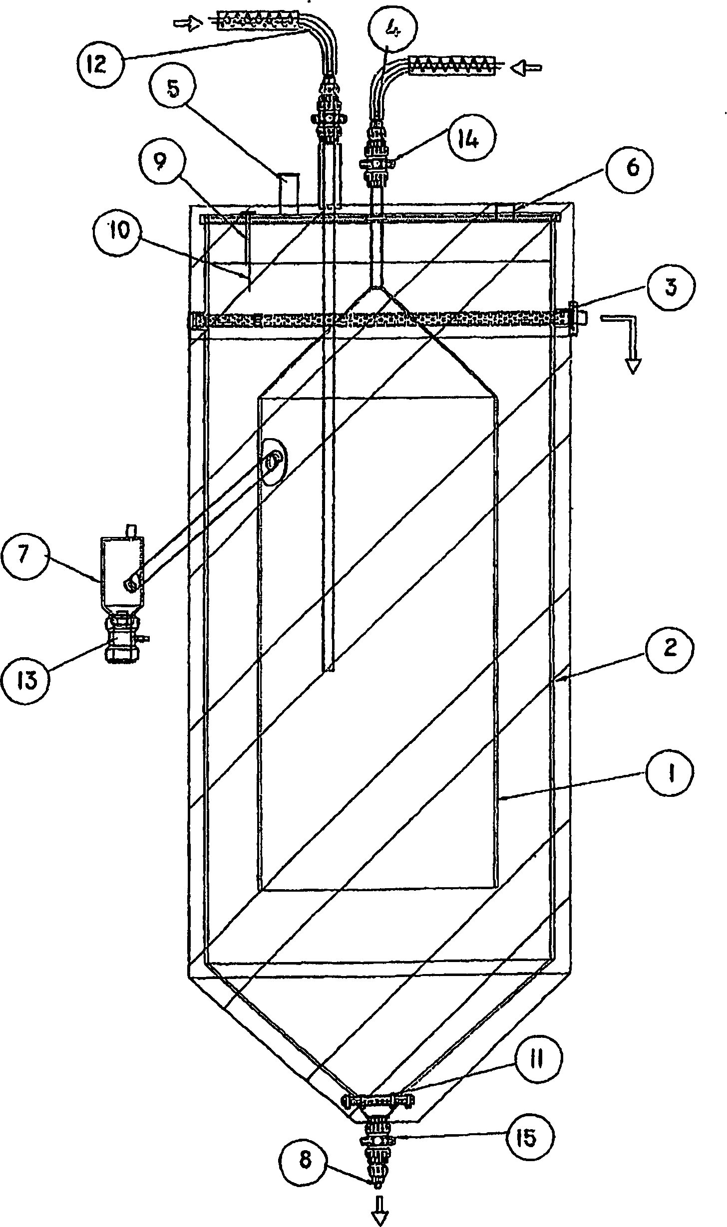 Method and apparatus for desorbing material
